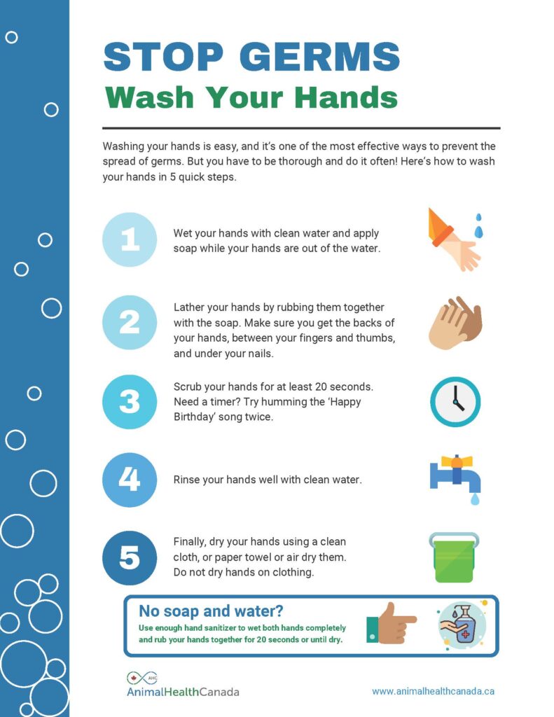 stop germs. wash your hands.