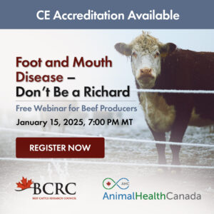 Foot and Mouth Disease webinar for beef producers