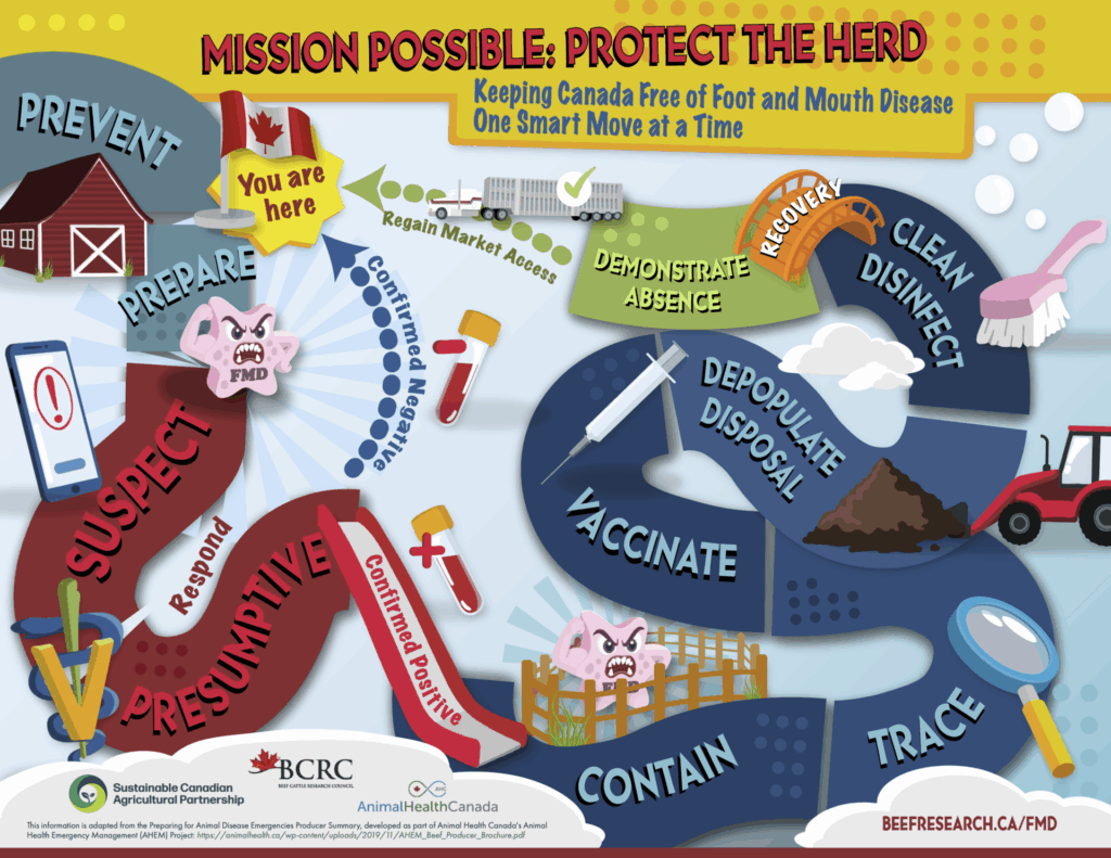 YOU ARE HERE -- Beef Producers Have a Game Plan to Keep Canada FMD-Free