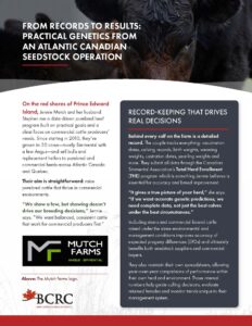 Mutch Farms genetics case study
